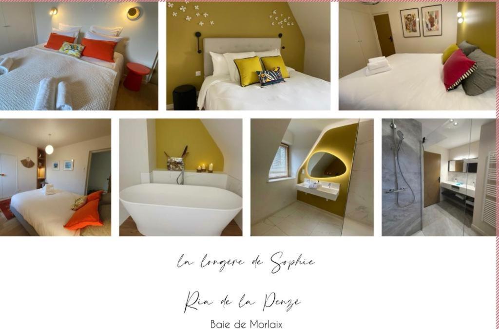 Villa La Longere De Sophie à Plouénan Extérieur photo